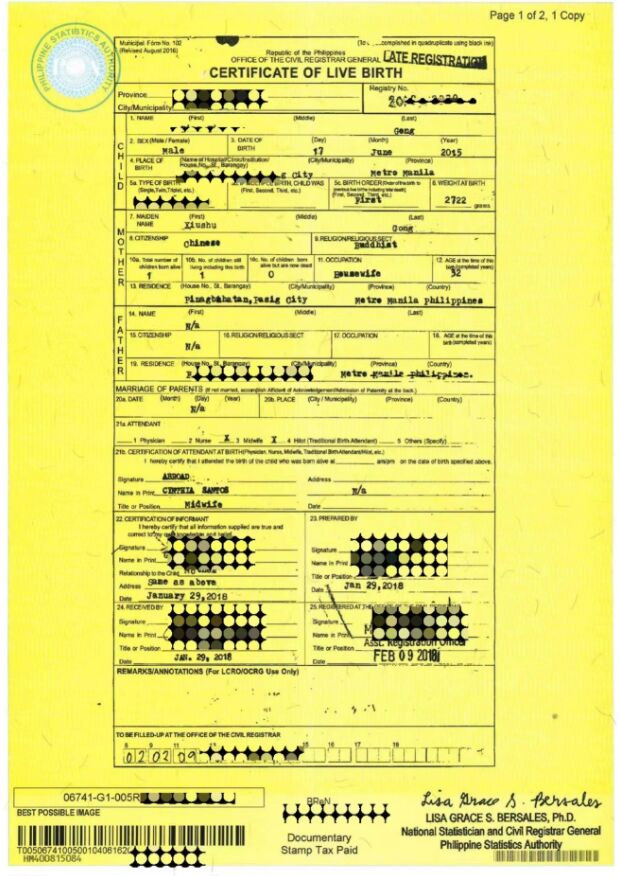 When Does Philippine Psa Birth Paper Need Double Certification Easygo 4196