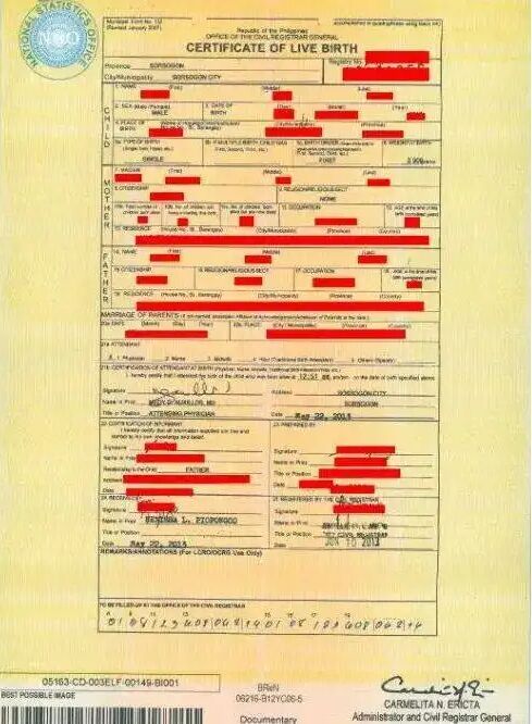 What Are The Requirements For A Marriage Certificate To Apply For A Philippine 13a Permanent 1958