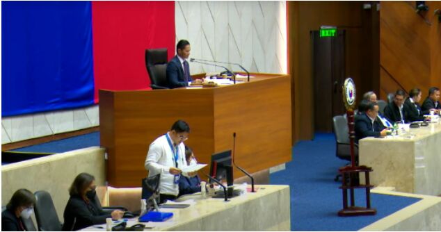 2023年3月21日菲众议院例会直播截图